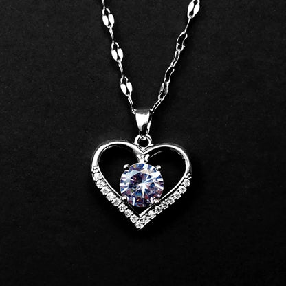 Collier coeur intégré