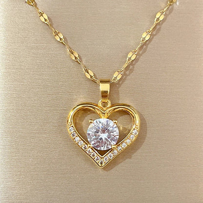 Collier coeur intégré